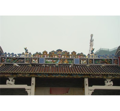 房屋灰塑工程 恒發(fā)古建筑 坡頭房屋灰塑